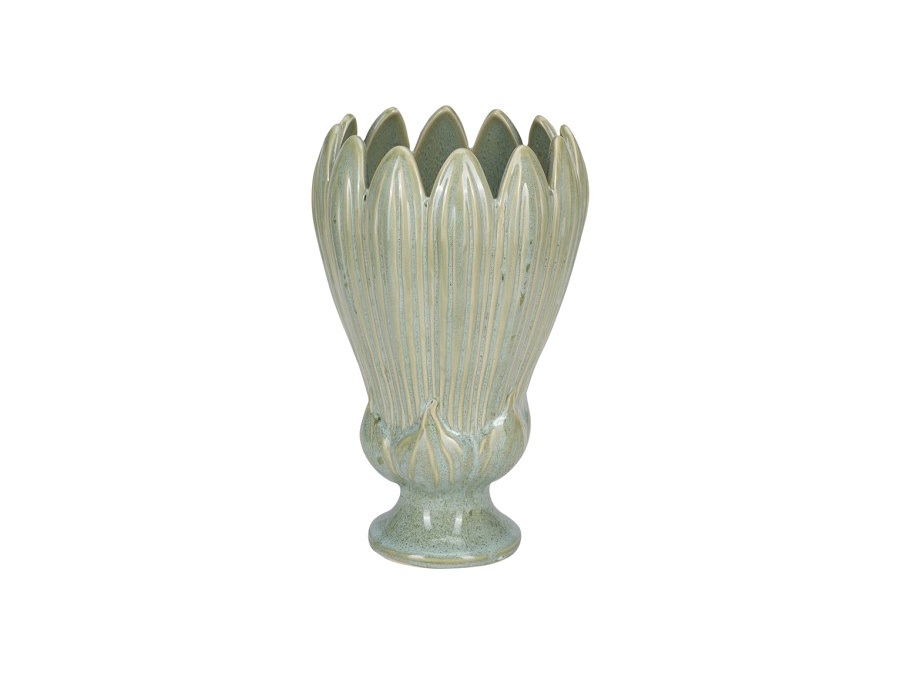RITUALI DOMESTICI Crocus, vaso verde - Ø16x26,5h cm