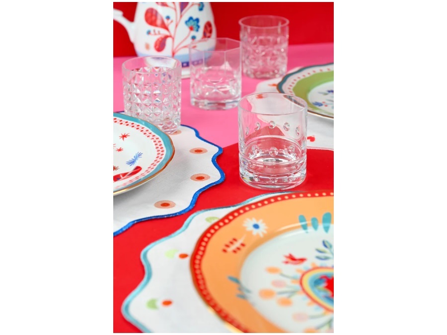 BACI MILANO Crystal touch - set 6 tumbler in acrilico trasparente