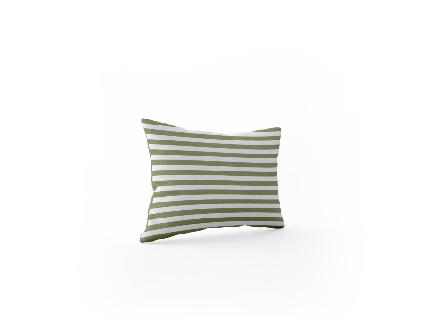 WD LIFESTYLE Cuscino gonfiabile con federa in microfibra verde oliva