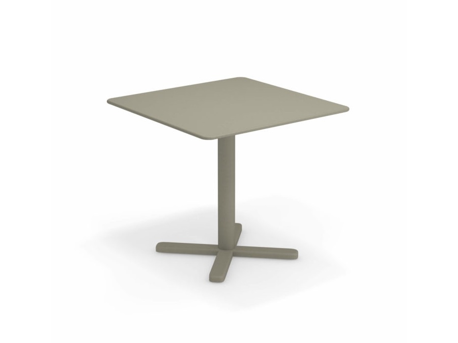 EMU Darwin tavolo quadrato 80x80 cm, grigio/verde 37