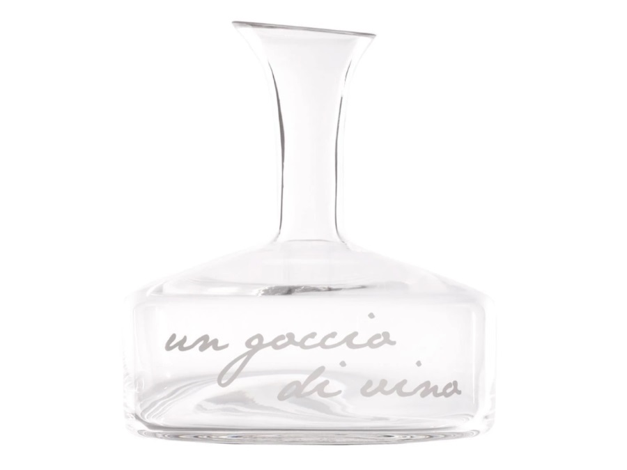 SIMPLE DAY LIVING & LIFESTYLE Decanter in vetro un goccio di vino, 1,2 lt