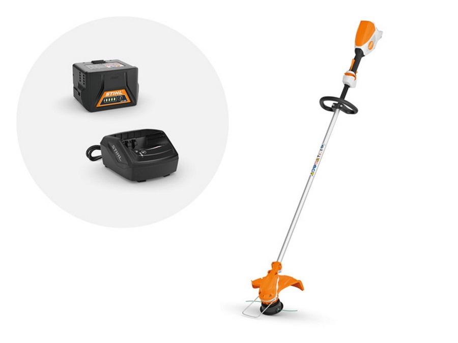 ANDREAS STIHL Decespugliatore FSA 60 R con batteria AK 20 e caricatore AL 101