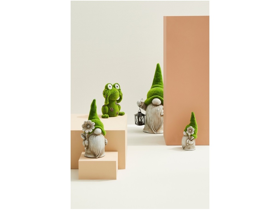 BIZZOTTO Decorazione garden rana solar h.21 cm