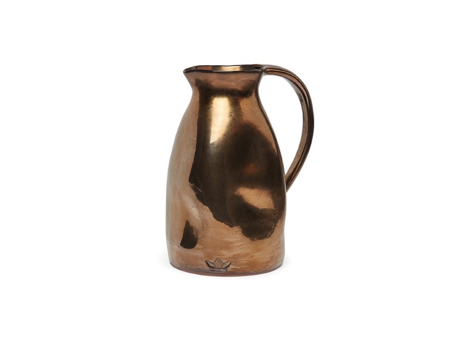 DUTCHDELUXES Dented jug, caraffa platino