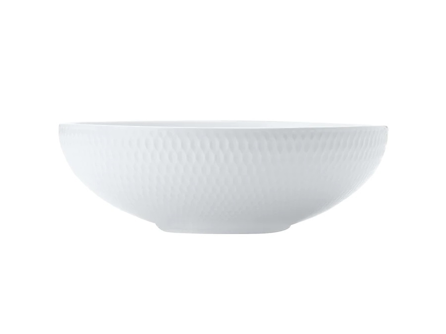 MAXWELL & WILLIAMS Diamonds , Ciotola da portata rotonda White Basics 22 cm