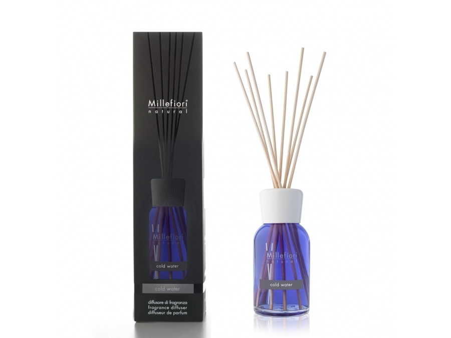 MILLEFIORI DIFFUSORE A BASTONCINI COLLEZIONE NATURAL MILLEFIORI - cold water 500 ML