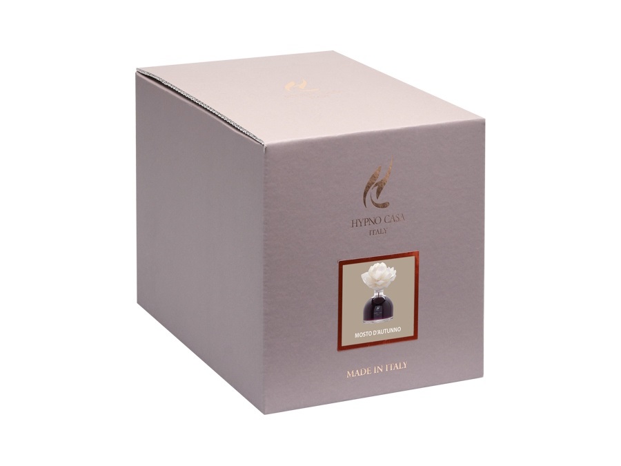 HYPNO CASA Diffusore con rosa 100 ml - Mosto d'Autunno
