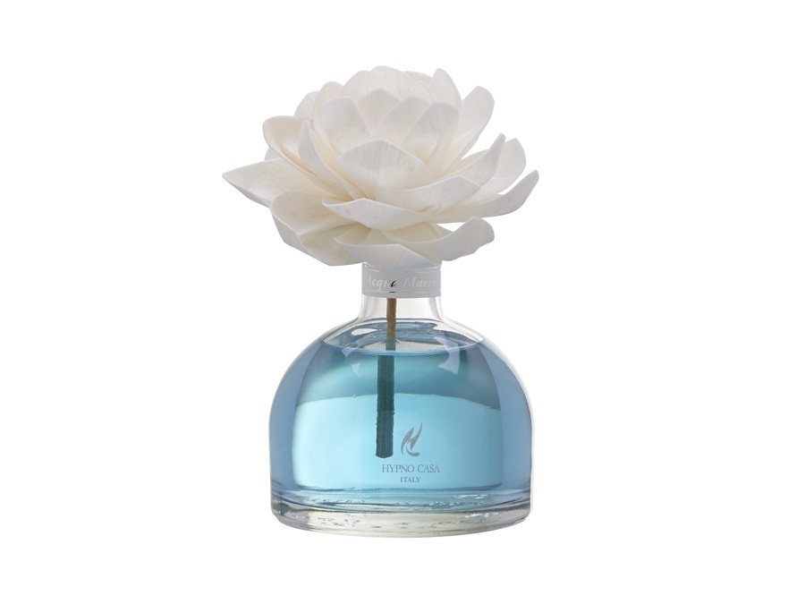 HYPNO CASA Diffusore con rosa 250 ml - Acqua Marina
