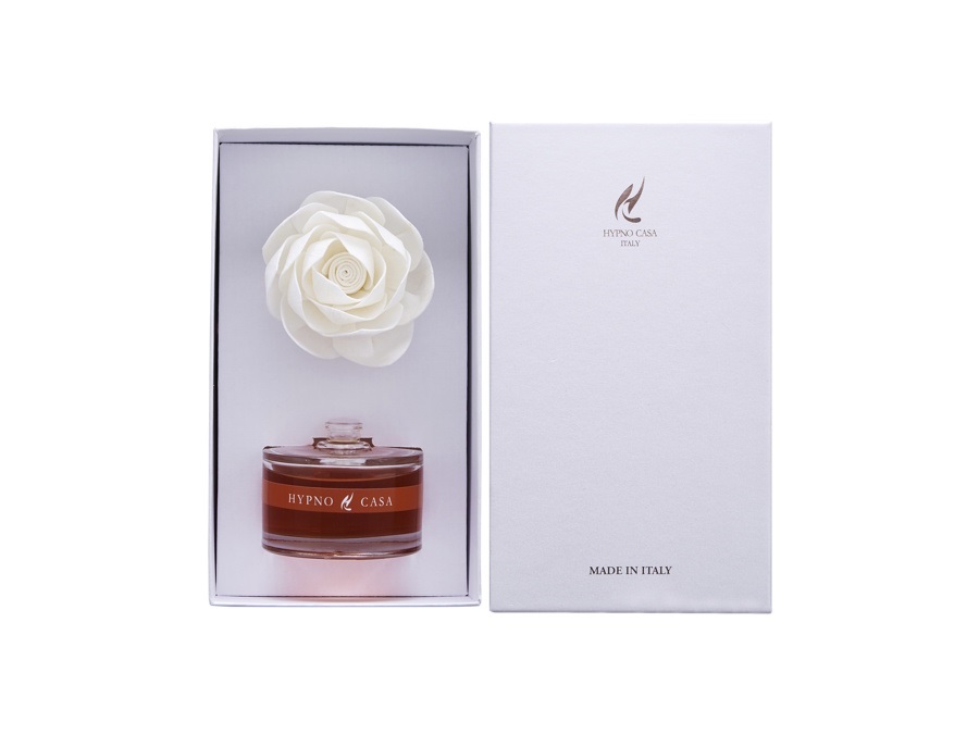 HYPNO CASA Diffusore con rosa 60 ml - Sandalo Nobile