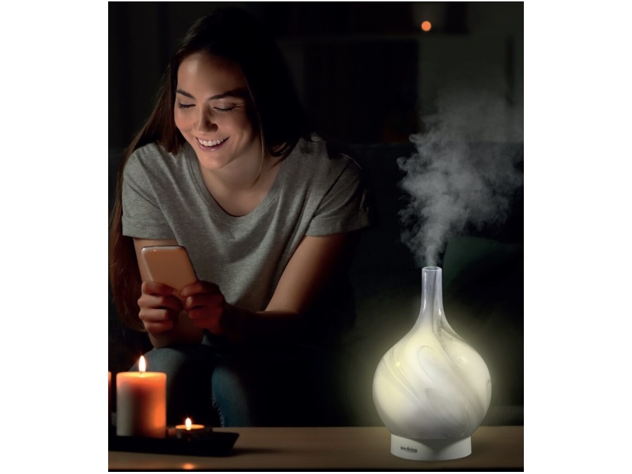 INNOLIVING Diffusore d'aroma ad ultrasuoni in vetro - INN-773W