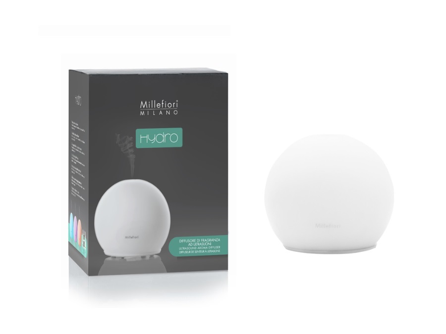 MILLEFIORI DIFFUSORE ELETTRICO AD ULTRASUONI IN VETRO SFERA MILLEFIORI
