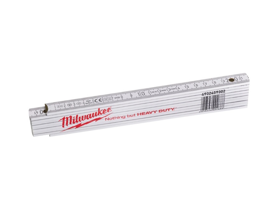 MILWAUKEE Doppio metro pieghevole in legno - 2 mt