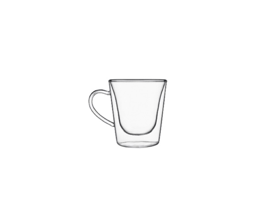 BORMIOLI LUIGI Drink&design, confezione 2 tazzine termiche espresso, 12 cl