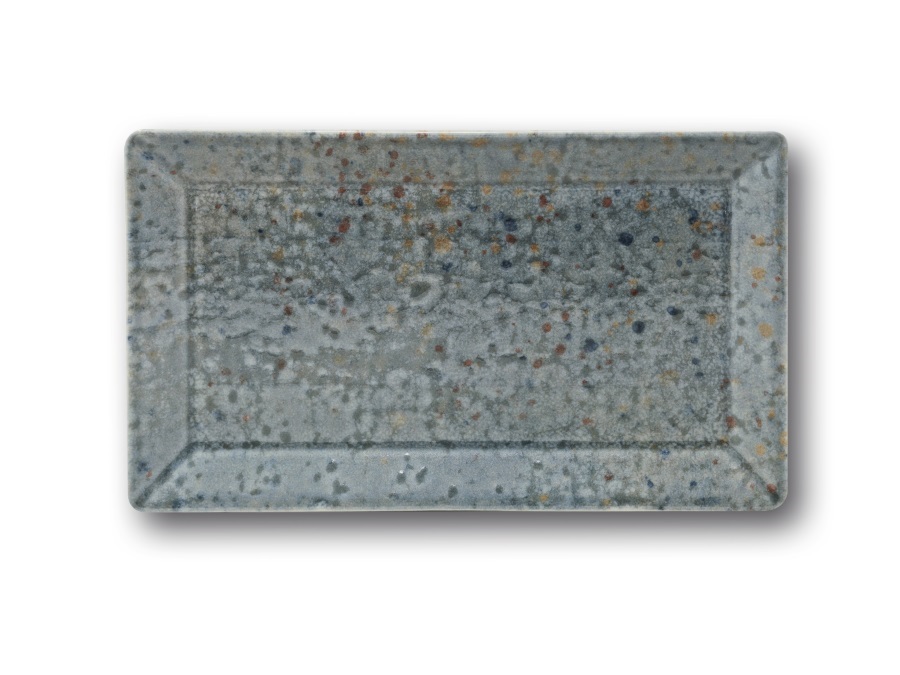 SATURNIA Drops, linea kimi, piatto rettangolare 26x15 cm