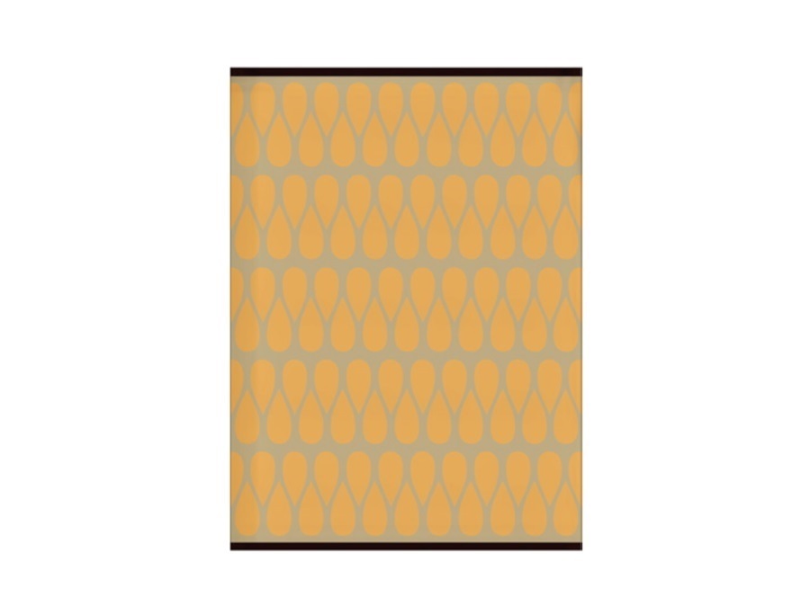 MAISON SUCREE Drops, plaid 130x170 sabbia/ocra