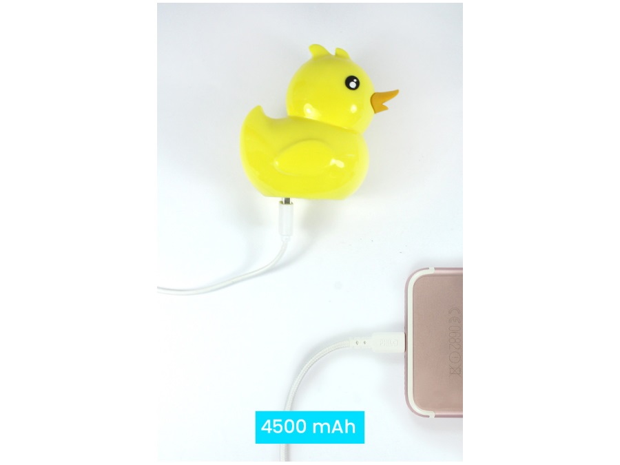 MOJIPOWER Duck, caricatore portatile, 4500 mAh