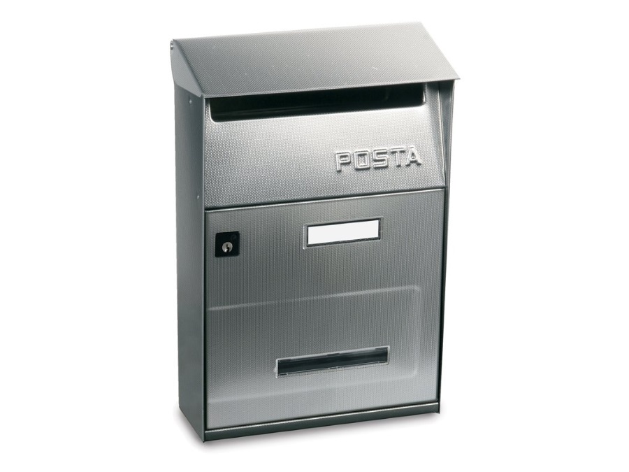 ALUBOX Effe - Cassetta postale, inox