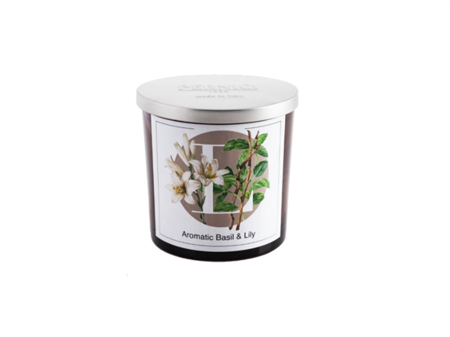 PERNICI Elementi, candela 200 gr. Aromatic Basil & Lily - L