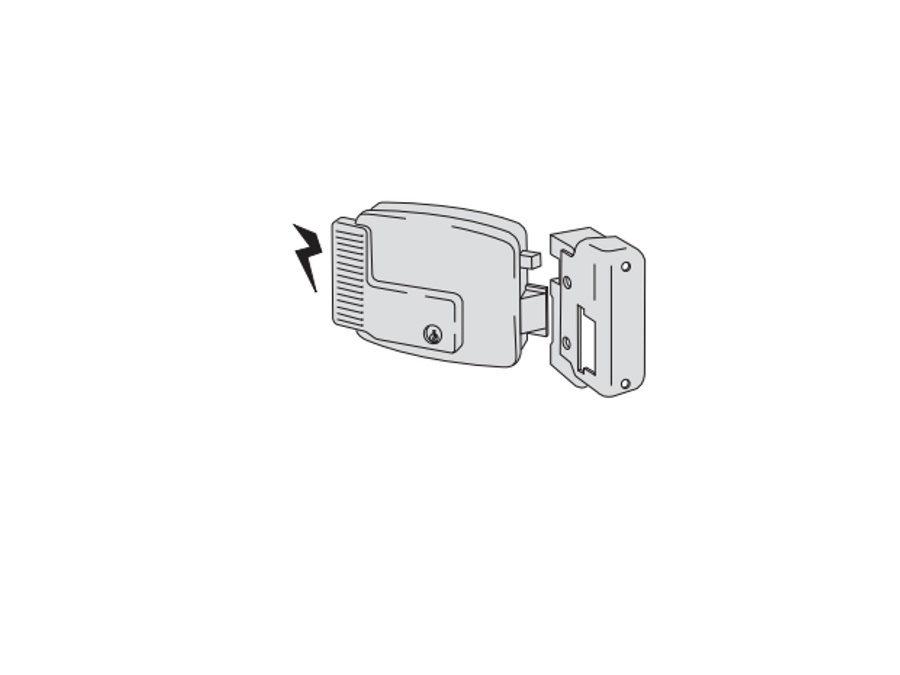 CISA ELETTROSERRATURA DA APPLICARE A CILINDRO - DESTRA ESTERNA COD. 11921 70 3