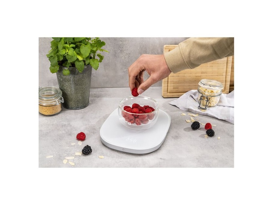 ZWILLING J.A.HENCKELS ITALIA Enfinigy, bilancia da cucina con ricarica wireless argento