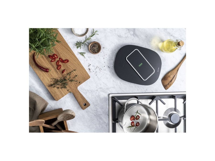 ZWILLING J.A.HENCKELS ITALIA Enfinigy, bilancia da cucina con ricarica wireless nera