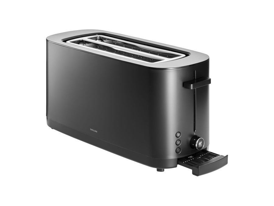 ZWILLING J.A.HENCKELS ITALIA Enfinigy, Tostapane con scaldapanini - 2 scomparti lunghi, nero