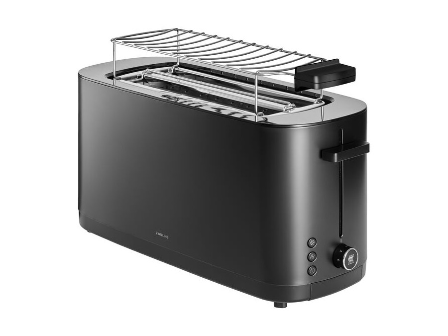 ZWILLING J.A.HENCKELS ITALIA Enfinigy, Tostapane con scaldapanini - 2 scomparti lunghi, nero