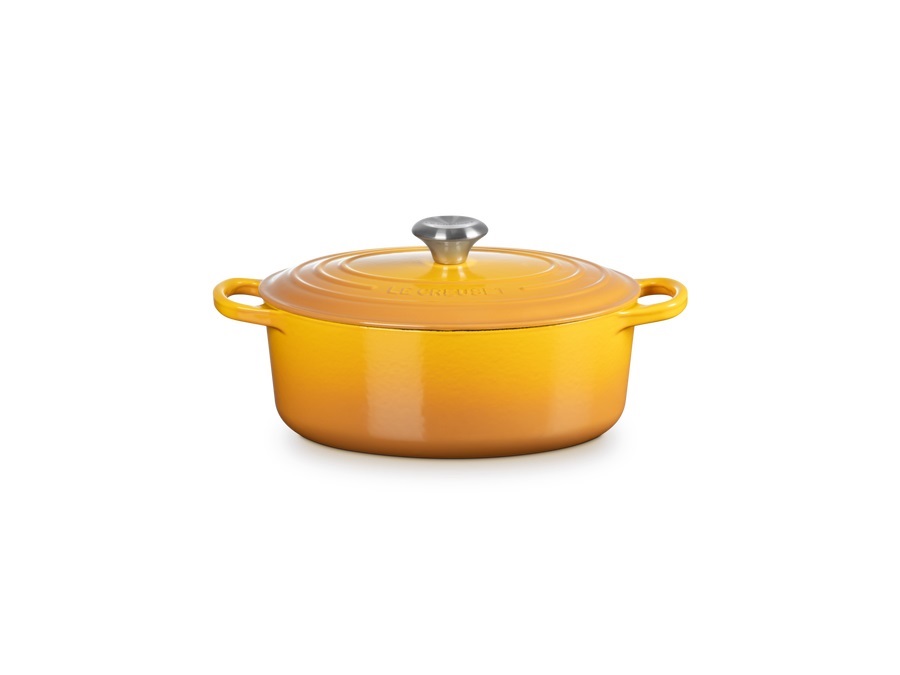 LE CREUSET Evolution, cocotte ovale 27 cm in ghisa vetrificata - nectar
