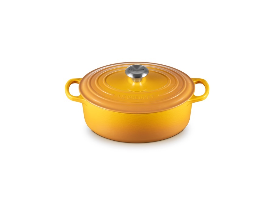 LE CREUSET Evolution, cocotte ovale 27 cm in ghisa vetrificata - nectar
