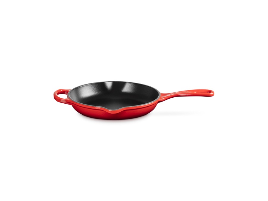 LE CREUSET Evolution, padella doppio becco in ghisa vetrificata 20 cm - ciliegia