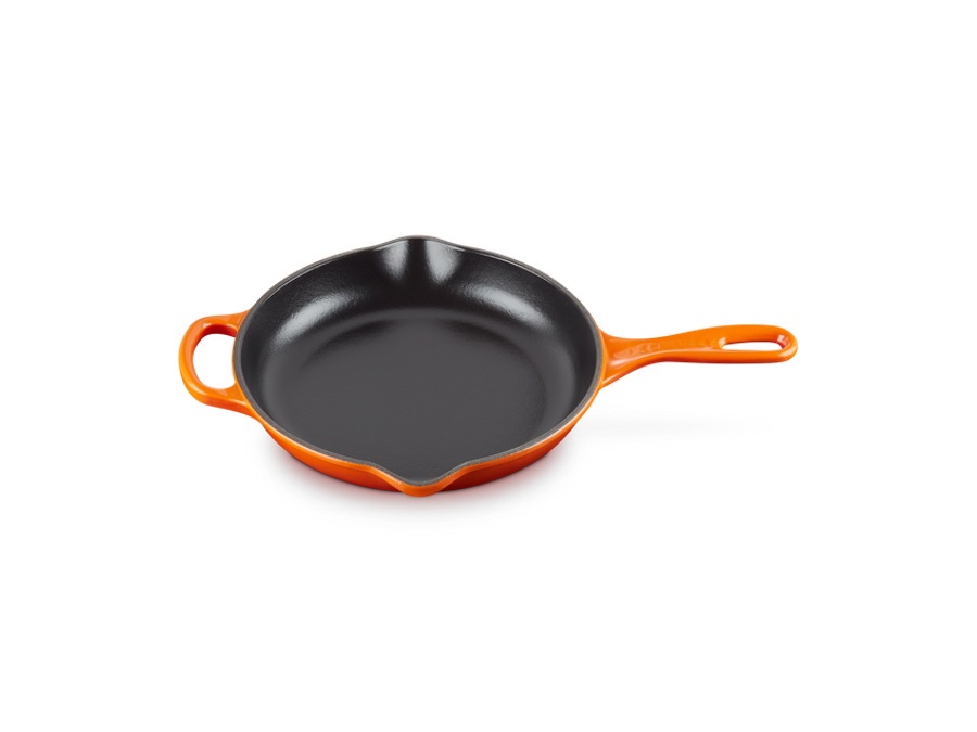 LE CREUSET Evolution, padella doppio becco in ghisa vetrificata 23 cm - arancio