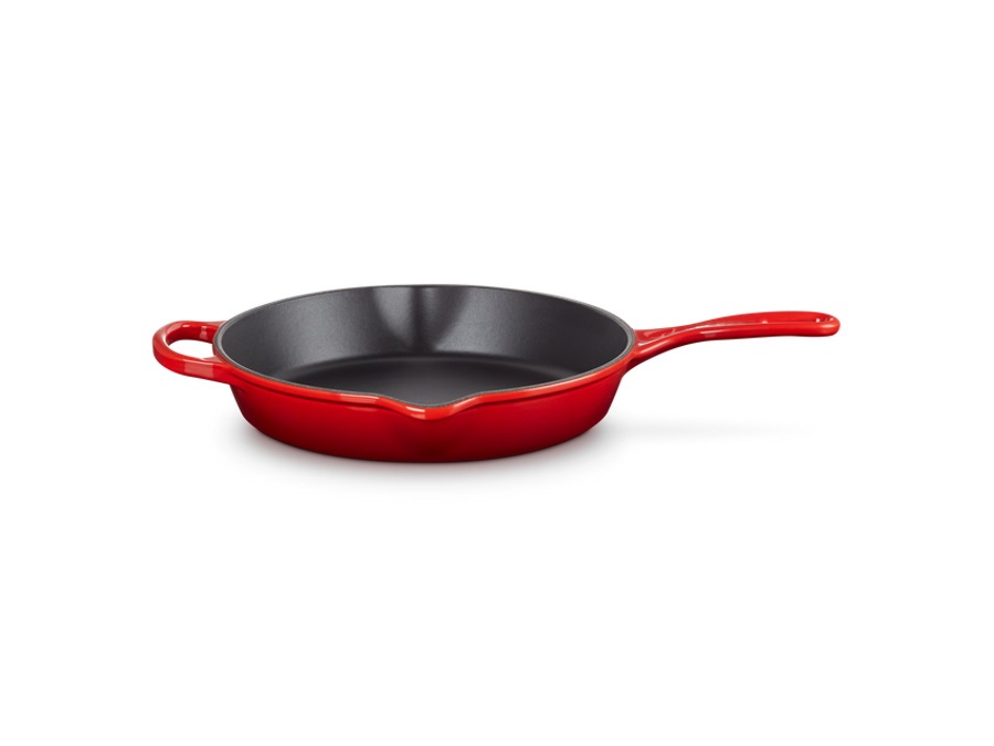 LE CREUSET Evolution, padella doppio becco profonda in ghisa vetrificata 26 cm - ciliegia