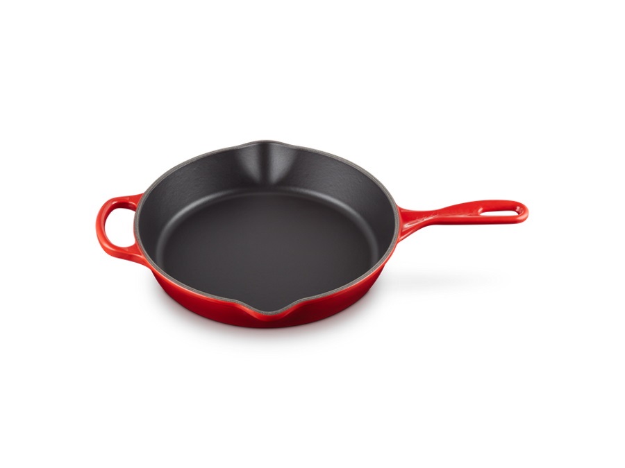 LE CREUSET Evolution, padella doppio becco profonda in ghisa vetrificata 26 cm - ciliegia