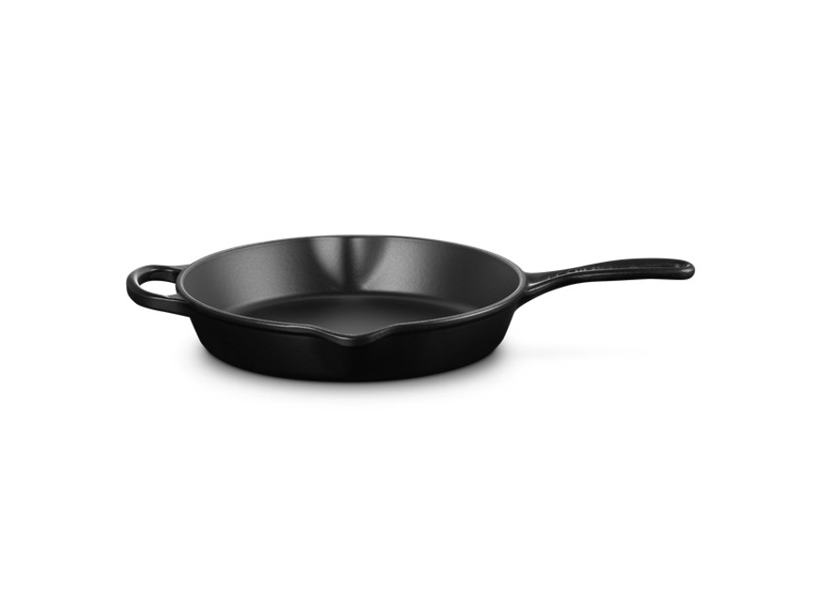 LE CREUSET Evolution, padella doppio becco profonda in ghisa vetrificata 26 cm - nero matt