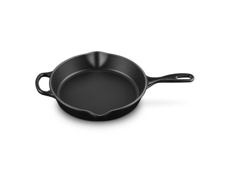 LE CREUSET Evolution, padella doppio becco profonda in ghisa vetrificata 26 cm - nero matt