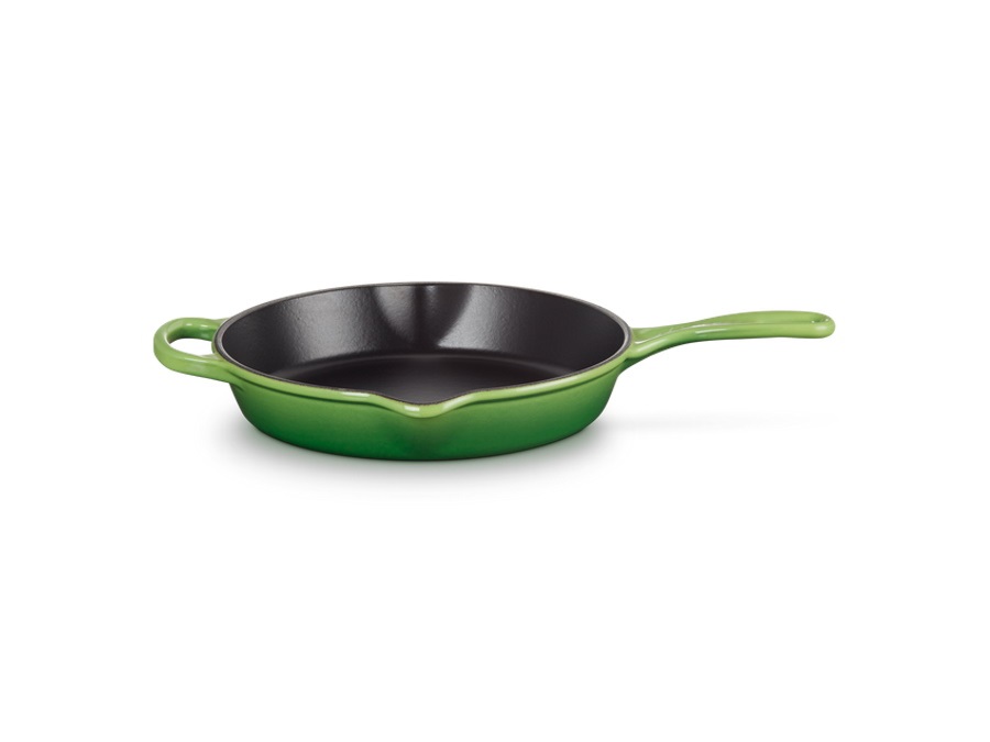 LE CREUSET Evolution, padella doppio becco profonda in ghisa vetrificata 26 cm - verde bamboo