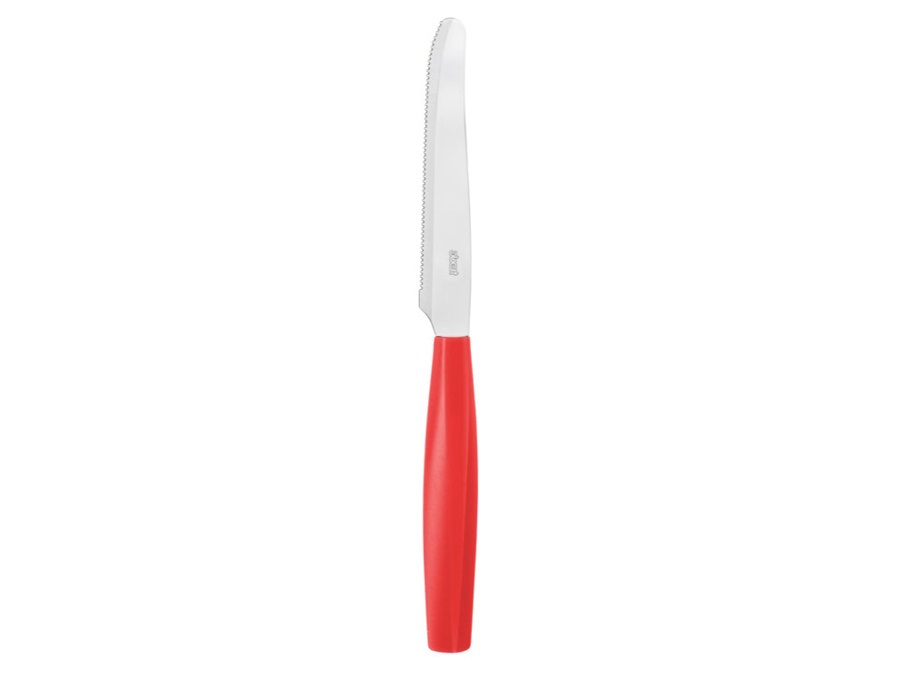 ABERT Exagona, set 6 coltelli tavola, rosso