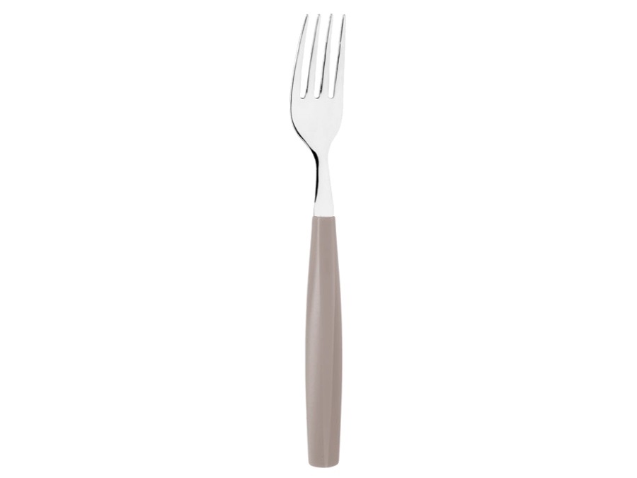 ABERT Exagona, set 6 forchette tavola, tortora