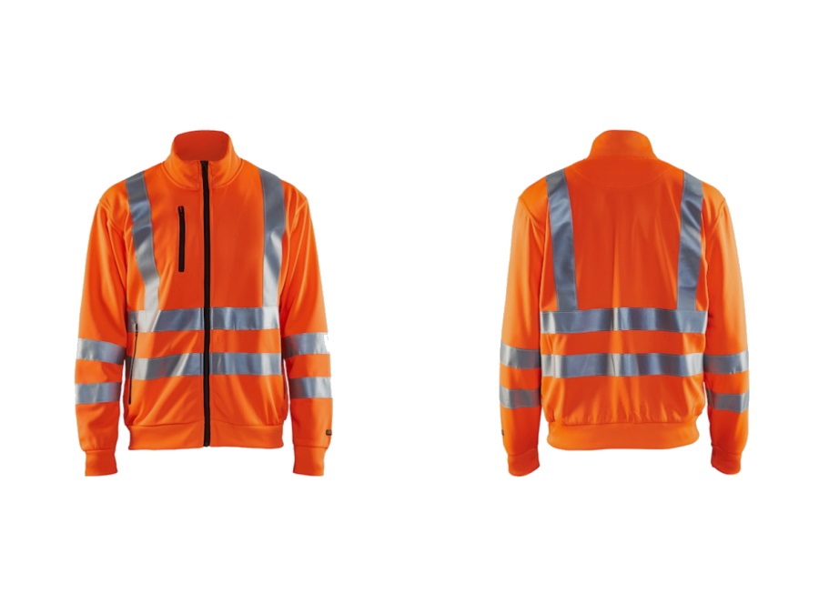 BLÅKLÄDER ITALIA SRL Felpa high vis 3358 1974, arancio - TAGLIA XXXL