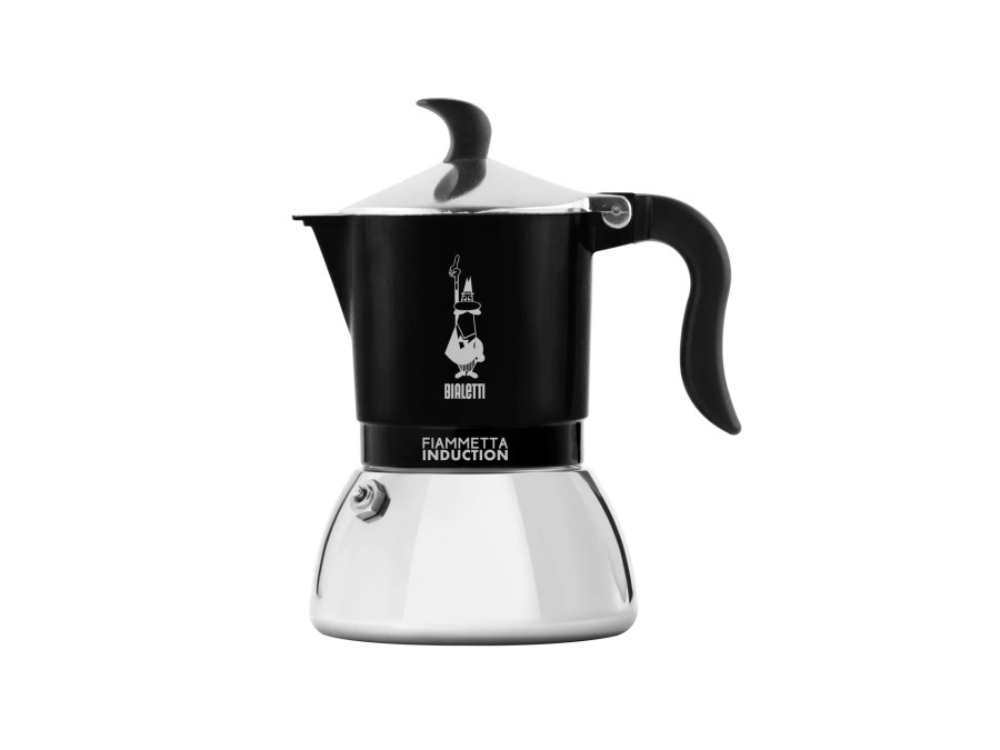 BIALETTI INDUSTRIE Fiammetta induzione a 4 tazze nera