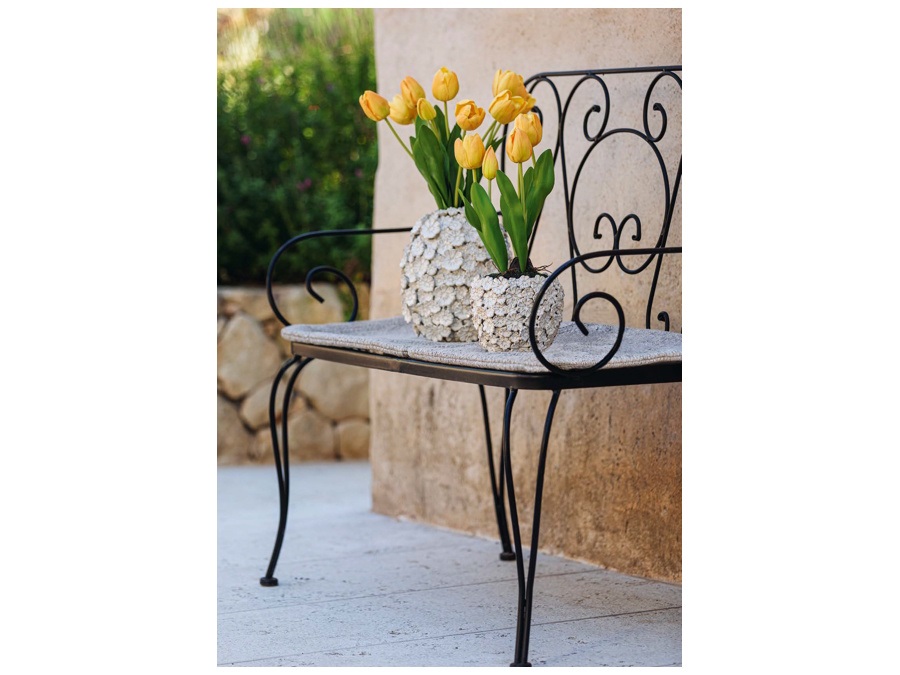 RITUALI DOMESTICI Fiorinfiorello, vaso bianco- Ø13x17h cm