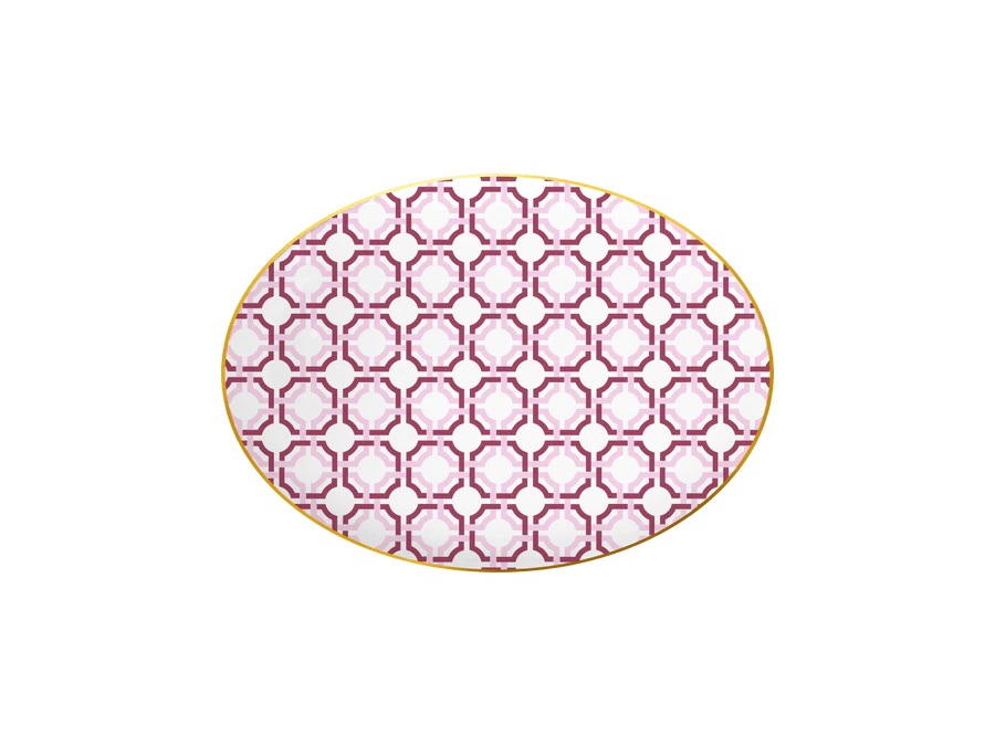 BACI MILANO firenze - piatto a servire ovale, 23x31 cm