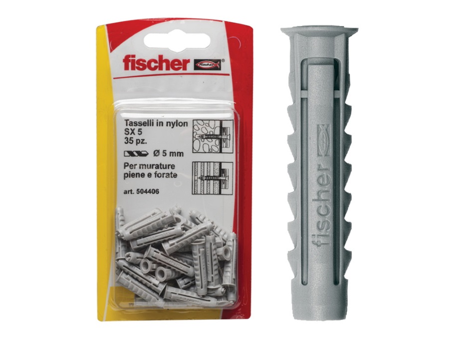 FISCHER Fissaggio in nylon SX K in blister