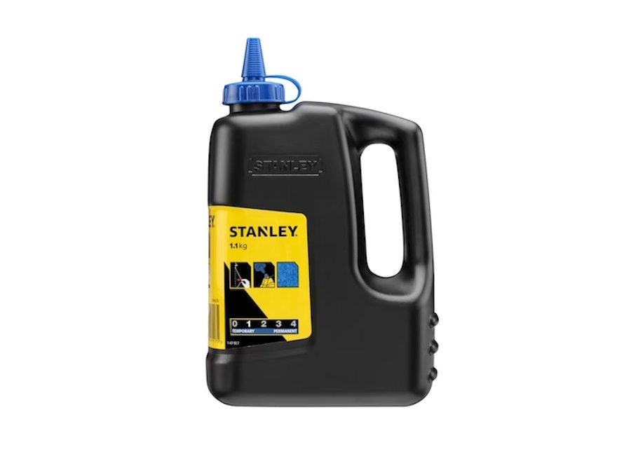 STANLEY Flacone Polvere per Tracciare Blu, 1,1 Kg