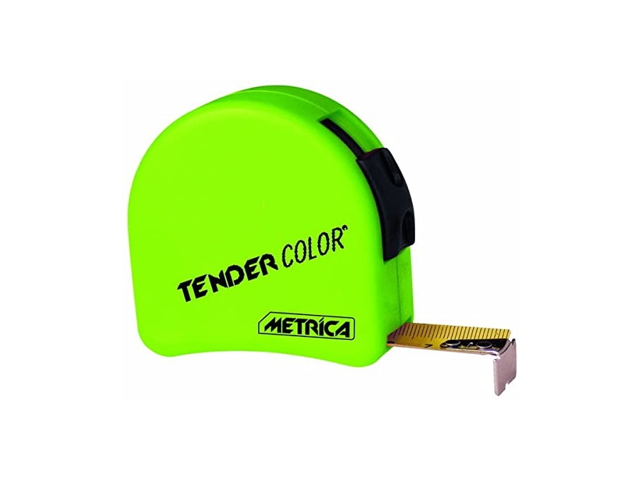 METRICA Flessometro tender, verde, spessore 13 mm, 2 metri