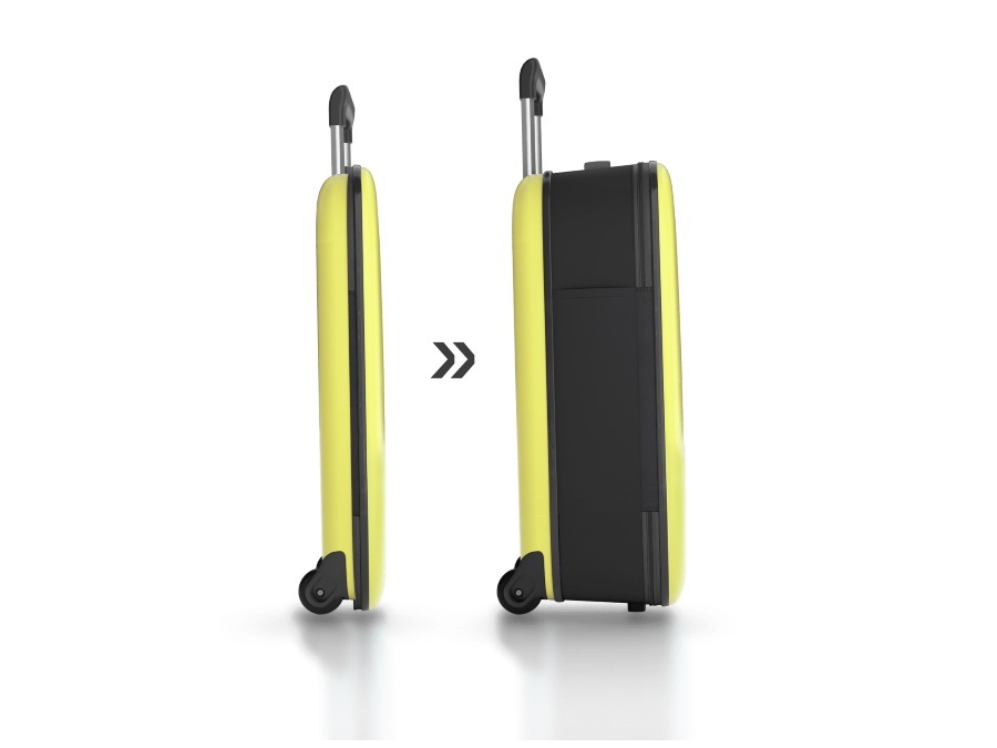 ROLLINK Flex vega, trolley/valigia da cabina 2 ruote - yellow iris