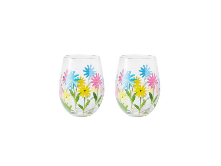 LIVELLARA S.R.L. Flora, set 2 tumbler giardino