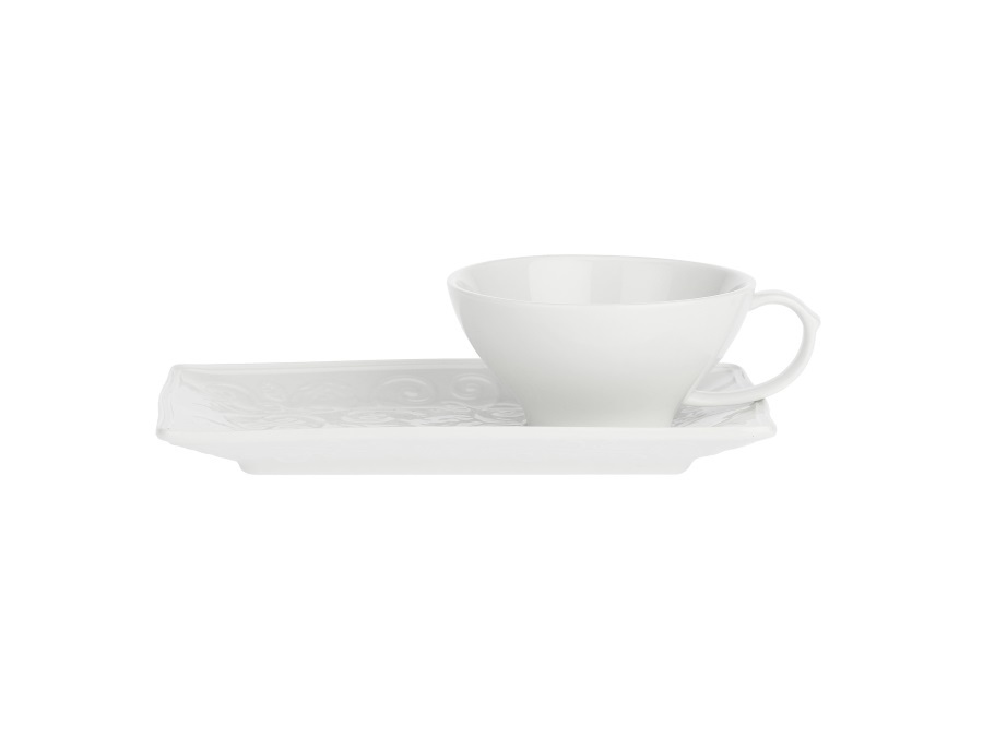 LA PORCELLANA BIANCA Florentina, Tazza Tè con vassoietto 180 cc