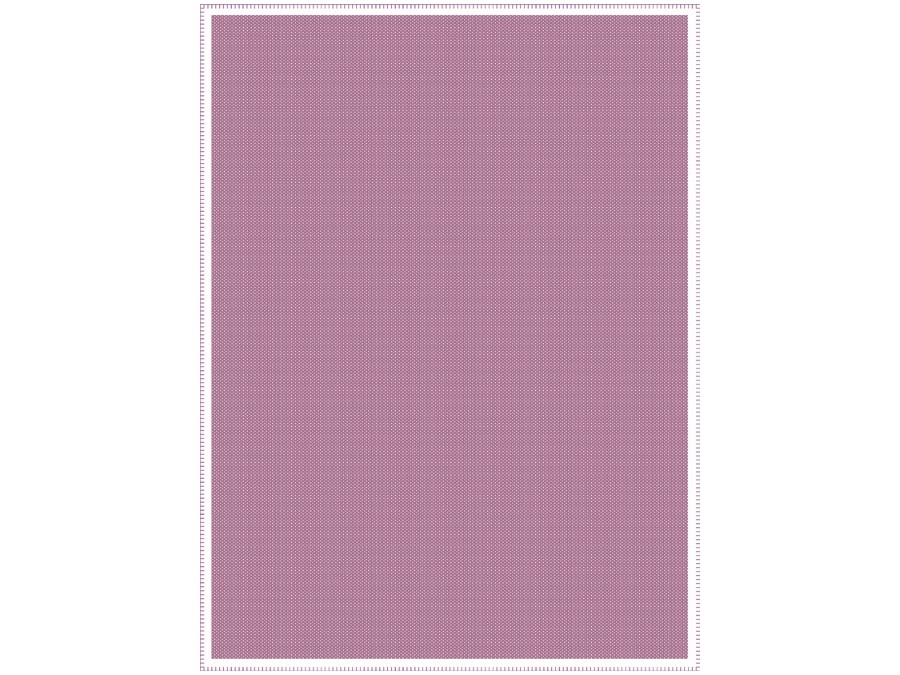 MAISON SUCREE Fog, plaid 130x170 malva