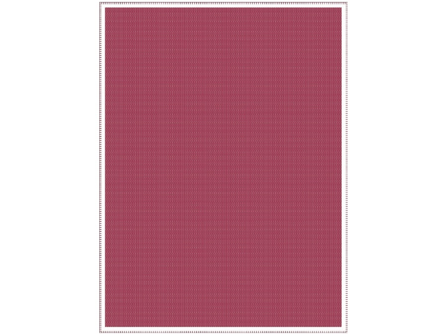 MAISON SUCREE Fog, plaid 130x170 rosso